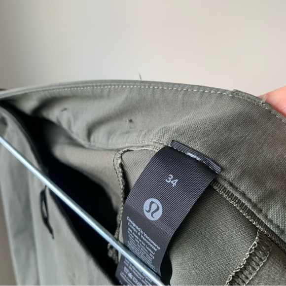 lululemon athletica ABC Classic-Fit Trouser 34”Stretch Cotton VersaTwill Size 34 - Picture 4 of 14